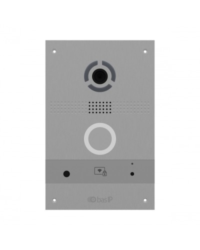 Панель вызывная индивидуальная BAS-IP AV-08FB SILVER в Красноярске Вызывные видеопанели малоабонентные Pintop.ru