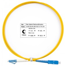 Шнур оптический simplex LC-SC 9/125 SM 1 м LSZH Cabeus FOP(s)-9-LC-SC-1M