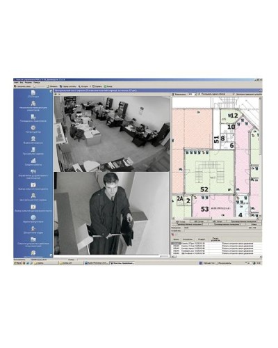 ПО Модуль Центральный пост PERCo-SM13 в Красноярске Сетевая СКУД Perco Pintop.ru